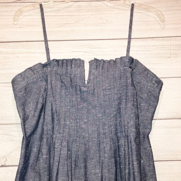 Madewell Demin Pintuck Cami Dress - Picture 4 of 8
